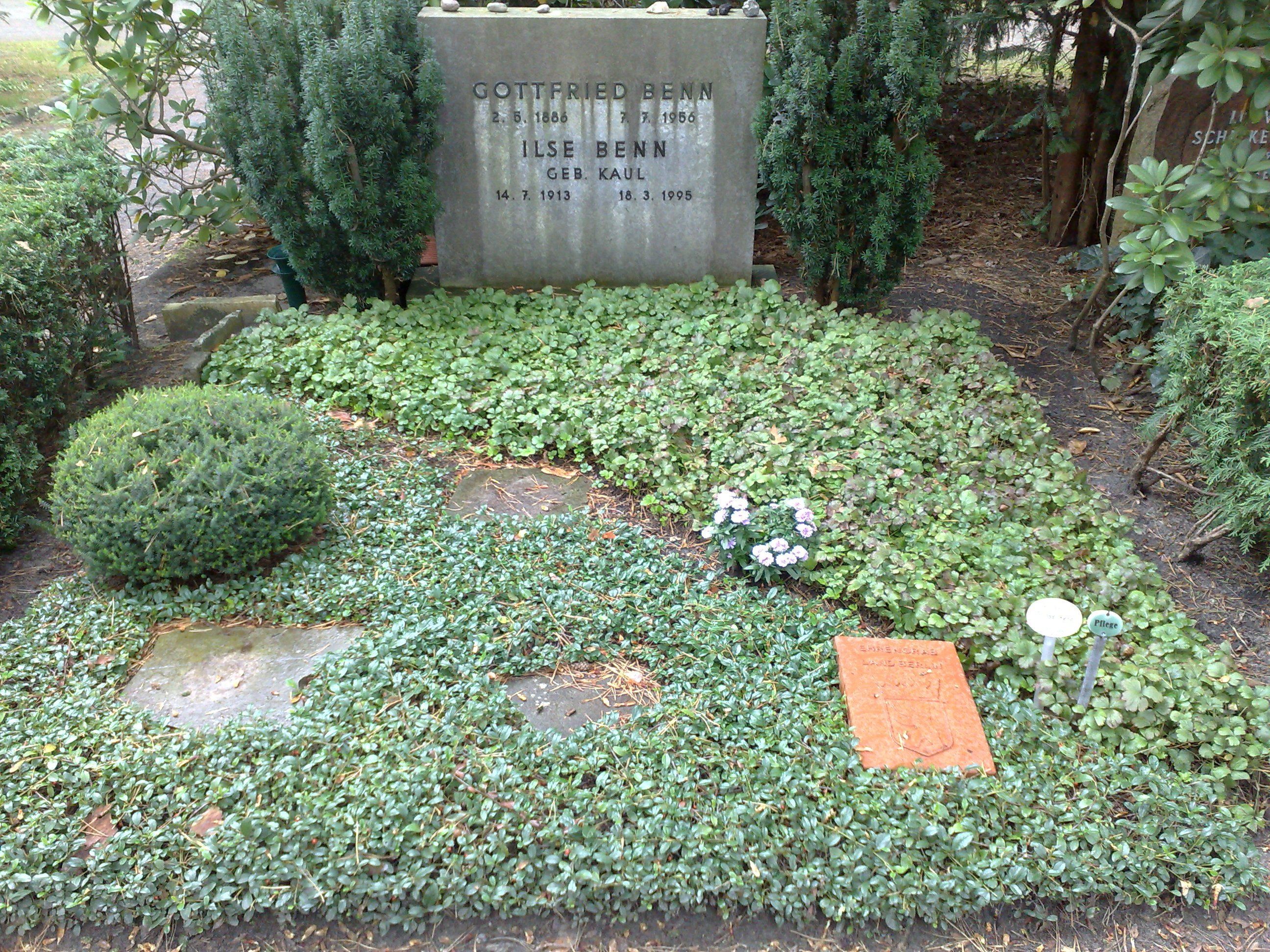 Grabstätte von Gottfried Benn